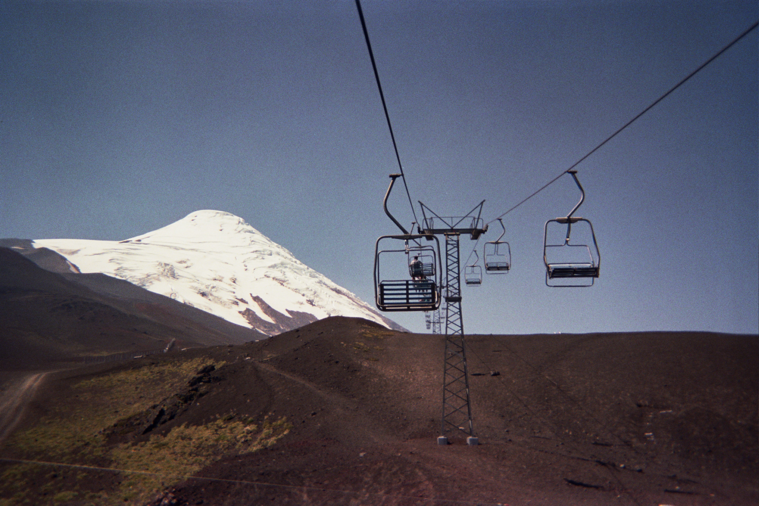 Laughing with Allie to the top of Volcan Osorno